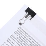 Weibo Binder Clips WB-111A (25mm) - Strong and Reliable Metal Clips for Office and School Use - Image 3