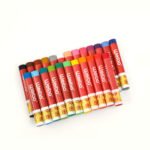 Weibo Oil Pastels 24 Colors WB-56017-24 - Smooth Rich Colours Hexagonal Crayons Set for Kids and Student Art Drawing - Image 3