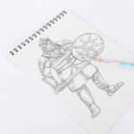 Weibo A4 Spiral Sketch Book WB-95487 - 40 Sheets 100gsm Acid-Free Drawing Pad for Artists and Students - Image 3