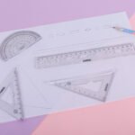 Weibo Soft Flexible Ruler Set WB-521 - Bendable Geometry Kit with Straight Ruler, Triangles and Protractor for Students and School Use - Image 3