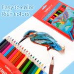 Weibo Premium Colored Pencils WB-9019-18 - 18 Pack Professional Artist Grade Colour Pencils for Drawing and Coloring - Image 5