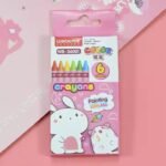 Weibo WB-56001 Kids Crayon Set – 6-Color Non-Toxic Smooth Crayons for Children Painting & Early Learning - Image 7