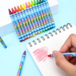 Weibo WB-56003 Children’s Drawing Crayons – 12-Color Non-Toxic Smooth Crayons for Kids Coloring & Creative Art - Image 5