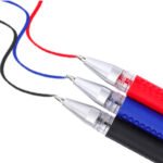 Weibo WB-55706-10 Color Gel Pens Set – 10pcs Smooth Writing Gel Pens with Blue, Red & Black Ink for Study & Office - Image 3