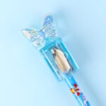 Weibo Butterfly-Shaped Mini Pencil Sharpener with Transparent Body WB-71108 – Cute Handheld Sharpener for Kids & School Use - Image 8