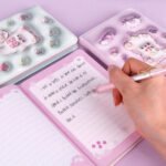 Weibo Cute Bear Embossed PU Notebook WB-95561-5 – Pastel Cartoon Pressure-Relief Diary for Students & Gifts - Image 2