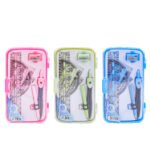 Weibo Complete Geometry Instrument Box Set with Compass, Ruler, Protractor & Sharpener for Students