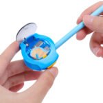 Weibo Dual-Hole Pencil Sharpener with Shavings Container WB-71114K – Durable School & Office Stationery Essential