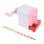 Weibo Manual Crank Pencil Sharpener with Shavings Box for Students - Image 2