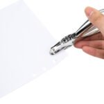 Weibo Heavy-Duty Single Hole Punch WB1016C – Metal Office & School Paper Puncher - Image 2