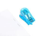 Weibo Transparent Mini Stapler WB-8493 – Compact Clear Desktop Stapler Using 24/6 Staples for School & Office - Image 2