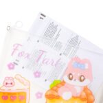 Weibo Cute Cartoon Zipper Document Pouch WB-5854 – A4 Translucent File Bag with Ring for School & Office - Image 2