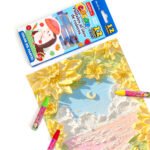 Weibo Color Oil Pastels WB-1211-12 - Vibrant 12 Colors Set for Kids and Student Art Activities - Image 2