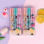 Weibo Fruit Themed Erasable Gel Pen 12-Pack – Colorful Fruit Designs for Kids and Office Use - Image 2