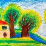 Weibo Hexagonal Oil Pastels WB-1212-18 - Vibrant 18 Colors Hexagonal Set for Kids and Student Drawing - Image 2