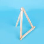 Weibo Mini Canvas with Wooden Easel Set WB-2020 - Portable Tabletop Painting Kit for Kids and Beginners - Image 2