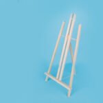 Weibo Blank Canvas with Wooden Tabletop Easel Set WB-3040 - Portable Mini Painting Kit with Stretched Canvas for Kids and Beginners - Image 2