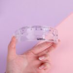 Weibo Soft Flexible Ruler Set WB-521 - Bendable Geometry Kit with Straight Ruler, Triangles and Protractor for Students and School Use - Image 2