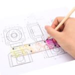 Weibo Cute Gradient Flexible Ruler WB-539 - Bendable Soft Plastic Rainbow Color Ruler for Kids and Students - Image 2