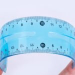 Weibo Soft Foldable Flexible Ruler WB-2613 - 20cm Bendable Transparent Plastic Ruler in Assorted Pastel Colors for Kids and Students - Image 5