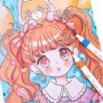 Weibo WB100512A Acrylic Marker Set – 12 Colors Permanent Acrylic Paint Markers for Multi-Surface Art & DIY - Image 2