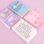 Weibo Rabbit Cream Cute Mini Spiral Notebook – Pastel Cartoon Memo Notebook for Students & Gifts - Image 2