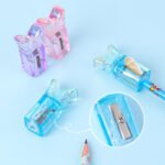 Weibo Butterfly-Shaped Mini Pencil Sharpener with Transparent Body WB-71108 – Cute Handheld Sharpener for Kids & School Use - Image 7