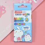Weibo WB-56001 Kids Crayon Set – 6-Color Non-Toxic Smooth Crayons for Children Painting & Early Learning - Image 5