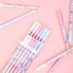 Weibo Kawaii Rabbit Erasable Gel Pen 12-Pack – Cute Bunny Designs for Kids and Office - Image 3