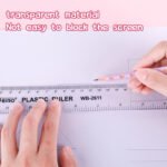 Weibo 30cm Transparent Plastic Ruler WB-2611 - Clear Scale Straight Ruler for Students, Office and Drafting - Image 5