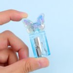 Weibo Butterfly-Shaped Mini Pencil Sharpener with Transparent Body WB-71108 – Cute Handheld Sharpener for Kids & School Use - Image 6
