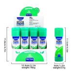 Weibo Transparent Glue Stick WB-6124 – 15g Non-Toxic Clear Solid Glue for School, Office & Craft Applications - Image 2