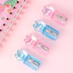 Weibo Cute Paw Crystal Pencil Sharpener for Kids & Students - Image 3
