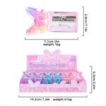 Weibo Butterfly-Shaped Mini Pencil Sharpener with Transparent Body WB-71108 – Cute Handheld Sharpener for Kids & School Use - Image 2
