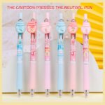 Weibo Cute Cartoon Bottle Clip Gel Pen Set WB-5669 - Press Ink Kawaii Pastel Gel Pens for Students and Creative Writing - Image 8