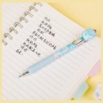 Weibo Cute Cartoon Bottle Clip Gel Pen Set WB-5669 - Press Ink Kawaii Pastel Gel Pens for Students and Creative Writing - Image 3