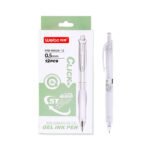 Weibo WB-55624-12 Press Gel Ink Pen 0.5mm – Quick Drying Blue Gel Pen with Soft Grip for Office & Study