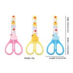 Weibo Cute Duck Kids Safety Scissors WB-2112 - Child-Friendly Craft Scissors for School and Home Use - Image 4