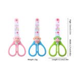 Weibo Kiki Monkey Kids Safety Scissors WB-2110 - Child-Friendly Craft Scissors for School and Home Use - Image 3