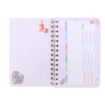 Weibo "Oh My Cat" Weekly Planner Spiral Notebook WB-95283 - Lavender Kawaii Desk Organizer for Students and Office Use - Image 4