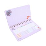 Weibo "Oh My Cat" Weekly Planner Spiral Notebook WB-95283 - Lavender Kawaii Desk Organizer for Students and Office Use - Image 3
