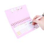 Weibo Cute Cat Weekly Planner Spiral Notebook WB-95262 - Pink Kawaii Desk Organizer for Students and Office Use - Image 2